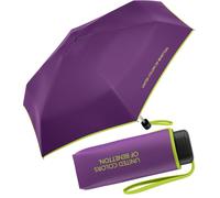 Happy Rain Benetton Ultra Mini Flat Manuell Taschenschirm hyacinth...