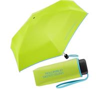 Happy Rain Benetton Ultra Mini Flat Manuell Taschenschirm love bird