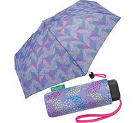 Benetton Taschenschirm Ultra Mini Flat Pop Dots - deep Periwinkle