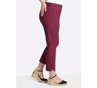 Sheego Bengalinhose in 7/8-Länge mit Seitenschlitzen 58 bordeaux