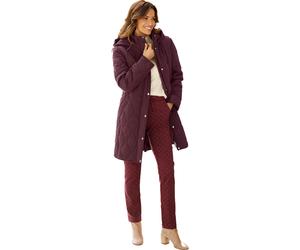 Bengalinhose bordeaux-burgund-bedruckt 50 Polyester, Viskose, Elasthan