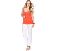 Webhose SHEEGO, Damen, Gr. 21, Kurzgrößen, weiß, 70% Viskose, 25% Polyamid, 5% Elasthan, unifarben, Hosen (39065417-21) weiß