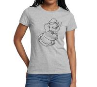 Benjamin Blümchen Porträt Zeichnung Skizze Frauen T-Shirt