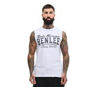 BENLEE Herren ärmelloses T-Shirt schmale Passform LASTARZA, White/Black, L