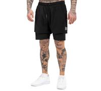 BENLEE Rocky Marciano Herren OCARS Funktionsshorts, Black/Silver, M
