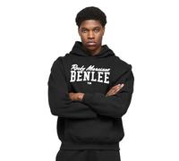 BENLEE Herren Kapuzensweatshirt Normale Passform STRONGHURST, Black/White, M