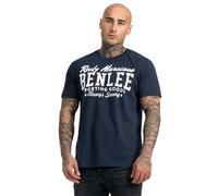 BENLEE Herren Retro Logo T-Shirt Normale Passform, Dark Navy, L