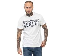 Rocky Marciano BenLee Herren T-Shirt Normale Passform Logo Weiß L