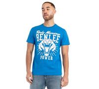 BENLEE Herren T-Shirt Normale Passform Tiger Power, Royal Blue/White, XXL