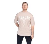 BenLee Herren T-Shirt LIEDEN Oversize Kurzarm Sand/White Größe M