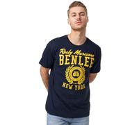 BENLEE Rocky Marciano Herren T‑Shirt Duxbury – Regular Fit, Dunkelblau, Gr. L