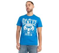 BENLEE Herren T-Shirt Normale Passform Tiger Power, Royal Blue/White, 3XL