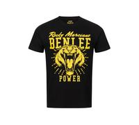 BENLEE Herren T-Shirt Normale Passform Tiger Power XXL, Black/Yellow