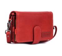 Benthill Reisebrieftasche Echt Leder - Hochwertige Dokumententasche mit RFID Schutz | Damen & Herren Handgelenktasche | Organizer - Brieftasche - Travel Wallet inkl. Geschenkbox, Farbe:Rot