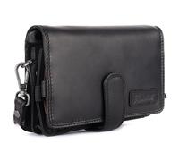 Benthill Reisebrieftasche Echt Leder - Hochwertige Dokumententasche mit RFID Schutz | Damen & Herren Handgelenktasche | Organizer - Brieftasche - Travel Wallet inkl. Geschenkbox, Farbe:Schwarz