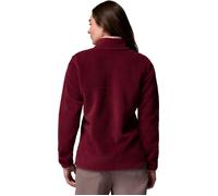 Columbia Fleece-Pullover Benton Springs II, Polyfleece, Druckknopfleiste – XXL Rich Wine/Eraser Pink
