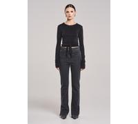 BENU Cupro-Bluse mit Bindeband S
