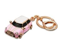 Benust Auto Schlüsselanhänger mit Schlüsselring, Rosa Automodell-Schlüsselanhänger Auto Geschenk, Metall Schlüssel Anhänger für Motorrad, Fahrrad