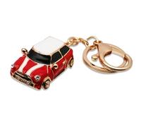 Benust Rot Auto Schlüsselanhänger mit Schlüsselring, Automodell-Schlüsselanhänger Auto Geschenk, Metall Schlüssel Anhänger für Auto Motorrad Fahrrad