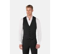 Benvenuto Anzugweste Herren Modern Fit Wolle anthrazit, 52