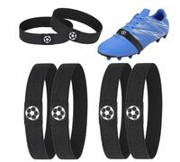 Beojonvy 4 Stück 18CM Schnürsenkel Fixierband für Fußballschuhe, Schnürsenkel Fixierband, Verhindern Dass die Fußballschuhe Sich Löse für Sportschuhe und Freizeitschuhe Strapazierfähig und Reißfes