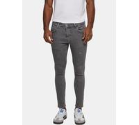 Bequeme Jeans 2Y PREMIUM "2Y Premium Herren 2Y Destroyed Skinny Cropped Denim", Herren, Gr. 31, Normalgrößen, grau, 97% Baumwolle, 3% Elasthan, unifarben, Jeans (10624434-31) grau