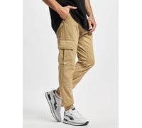 Cargohose 2Y PREMIUM "2Y Premium Herren 2Y Basic Cargo Jeans", Herren, Gr. 32, Normalgrößen, beige, 98% Baumwolle, 2% Elasthan, unifarben, slim fit, Hosen Cargohose (98291837-32) beige