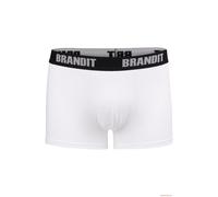 Brandit Boxershorts Logo – 2er Pack Baumwolle Herren Weiß/Schwarz Größe 3XL