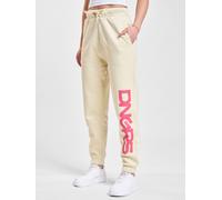 bequeme Dangerous DNGRS Damen Hose Kordelzug mit Baumwolle Beige XXL