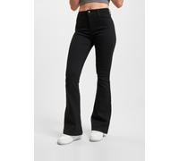 DEF Damen Flared Bootcut Jeans DFLJS192 Black-XS