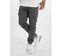 bequeme DEF Herren Jeans Kordelzug Taschen 260 g/m² mit Baumwolle Grau 38