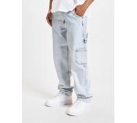 bequeme DEF Herren Jeans Reißverschluss Taschen mit Baumwolle Blau 32