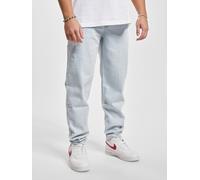 bequeme DEF Herren Jeans Taschen Denim mit Baumwolle Eis-Blau W36