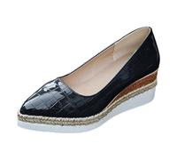 Bequeme Freizeitschuhe Damen Lnssige Slipper Mit Keilabsatz Spitzer Zehenpartie Espadrilles Pumps Hoher High Absatz Heel Sandalen Modische Schuhe Den Alltag Die Arbeit