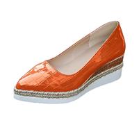 Bequeme Freizeitschuhe Damen Lnssige Slipper Mit Keilabsatz Spitzer Zehenpartie Espadrilles Pumps Hoher High Absatz Heel Sandalen Modische Schuhe Den Alltag Die Arbeit