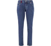 Bequeme Jeans 2Y PREMIUM "2Y Premium 2Y ALEJANDRO BASIC SLIM FIT JEANS", Damen, Gr. 31, Normalgrößen, midblau, 98% Baumwolle, 2% Elasthan, unifarben, Jeans (10019632-31) midblau