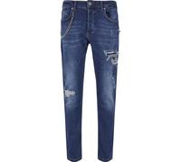 Bequeme Jeans 2Y PREMIUM "2Y Premium Herren 2Y Tapered Fit Jeans", Herren, Gr. 31, Normalgrößen, blau, 97% Baumwolle, 3% Elasthan, unifarben, Jeans (54528913-31) blau