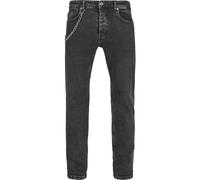 Bequeme Jeans 2Y PREMIUM "2Y Premium Herren 2Y Tapered Fit Jeans", Herren, Gr. 33, Normalgrößen, schwarz, 97% Baumwolle, 3% Elasthan, unifarben, Jeans (33641431-33) schwarz