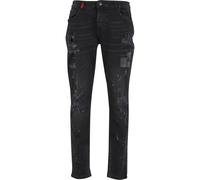Bequeme Jeans 2Y PREMIUM "2Y Premium Pablo Slim Fit Jeans", Herren, Gr. 34, Normalgrößen, schwarz, 100% Baumwolle, unifarben, Jeans (64759157-34) schwarz