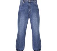Bequeme Jeans 2Y STUDIOS "2Y Studios 2Y Adrik Basic Baggy Jeans", Herren, Gr. 32, Normalgrößen, blau (midblau), 100% Baumwolle, unifarben, Jeans (87186666-32) midblau
