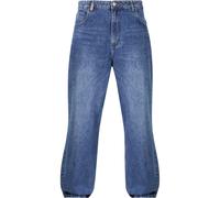 Bequeme Jeans 2Y STUDIOS "2Y Studios 2Y Adrik Basic Baggy Jeans", Herren, Gr. 38, Normalgrößen, midblau, 100% Baumwolle, unifarben, Jeans (87186666-38) midblau