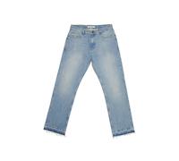 Bequeme Jeans 2Y STUDIOS "2Y Studios 2Y Arun Open Hem Straight", Herren, Gr. 34, Normalgrößen, blau (sand blau), 100% Baumwolle, unifarben, normal, Jeans (43257846-34) sand blau