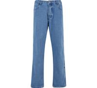 Bequeme Jeans 2Y STUDIOS "2Y Studios Herren 2Y Premium Buttoned Straight Jeans", Herren, Gr. 30/32, Länge 32, blau, 100% Baumwolle, unifarben, Jeans Bequeme Jeans (47016807-30)