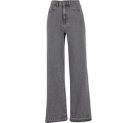 Bequeme Jeans 2Y STUDIOS "2Y Studios Vulna Open Hem Jeans", Damen, Gr. 32, Normalgrößen, grau, 100% Baumwolle, unifarben, normal, Jeans (45004910-32) grau