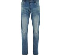 Bequeme Jeans 883POLICE "883 Police TODD930DINOG JEANS", Herren, Gr. W31 L32, Länge 32, midblau, 84% Baumwolle, 14% Polyester, 2% Elasthan, unifarben, Jeans (77555658-31) midblau