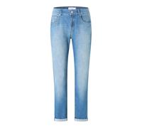 Bequeme Jeans AENGELS "AENGELS Boyfriend", Damen, Gr. 34/30, Länge 30, blau (light blau used), 91% Baumwolle, 6% Polyester, 3% Elasthan, unifarben, normal, Jeans (17971513-34) light blau used