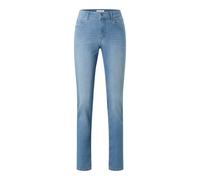 Bequeme Jeans AENGELS "AENGELS Cici", Damen, Gr. 36/30, Länge 30, blau (light blau used), 89% Baumwolle, 8% Polyester, 3% Elasthan, unifarben, Hosen (52975669-36) light blau used