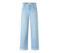 Bequeme Jeans AENGELS "AENGELS Liz Tu Selvedge", Damen, Gr. 36/30, Länge 30, blau (bleached blau used), 99% Baumwolle, 1% Elasthan, unifarben, normal, Jeans (18485703-36) bleached blau used