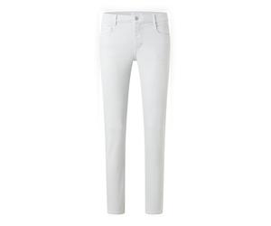Bequeme Jeans AENGELS "AENGELS Skinny Push Up", Damen, Gr. 36/30, Länge 30, cloud used, 85% Baumwolle, 10% Polyester, 5% Elasthan, unifarben, Jeans (37485669-36) cloud used