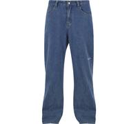 Bequeme Jeans ANOTHER COTTON LAB "Another Cotton Lab Another Cotton Lab Another Dad Jeans", Herren, Gr. XL, US-Größen, blau, 100% Baumwolle, unifarben, Jeans (27432910-XL) blau
